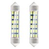 AMIO STANDARD 3014 18SMD Festoon C3W / C5W / C10W 41mm fehér 12V led izzó