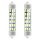 AMIO STANDARD 3014 18SMD Festoon C3W / C5W / C10W 41mm fehér 12V led izzó