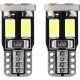 AMIO CANBUS 6SMD-2 5730 T10 (W5W) fehér led izzó