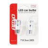 AMIO CANBUS 3SMD 2835 T10e (W5W) ALU fehér 12V/24V led izzó