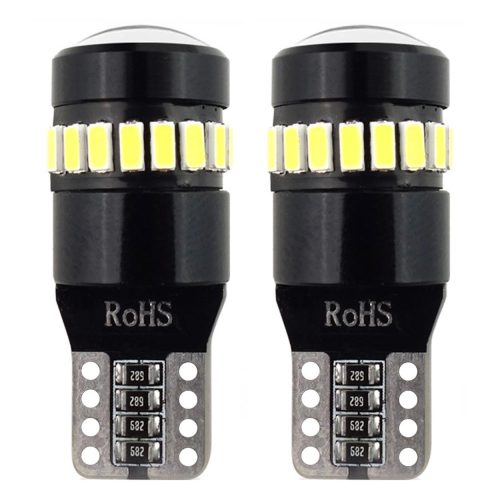 AMIO CANBUS 18SMD 3014 + 1SMD T10 W5W fehér 12V/24V led izzó