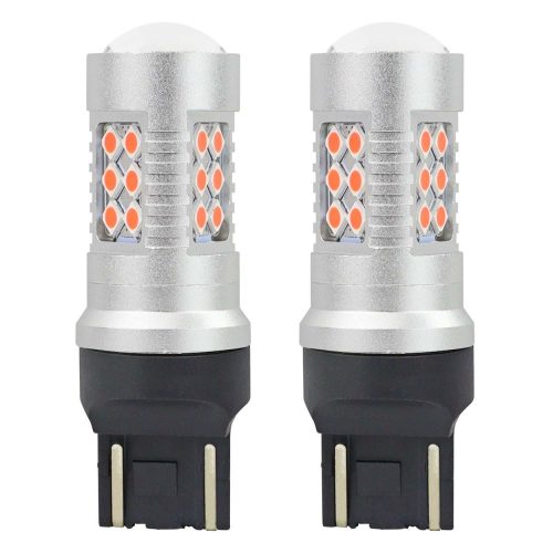 AMIO CANBUS 3030 24SMD T20 7443 WR21/5W piros 12V/24V led izzó