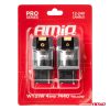 AMIO CANBUS PRO series 7440 T20 WY21W 4x3030 SMD sárga 12/24V led izzó