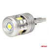 AMIO STANDARD T10 W5W 6x3020 + 1x3030 SMD fehér 12V/24V led izzó