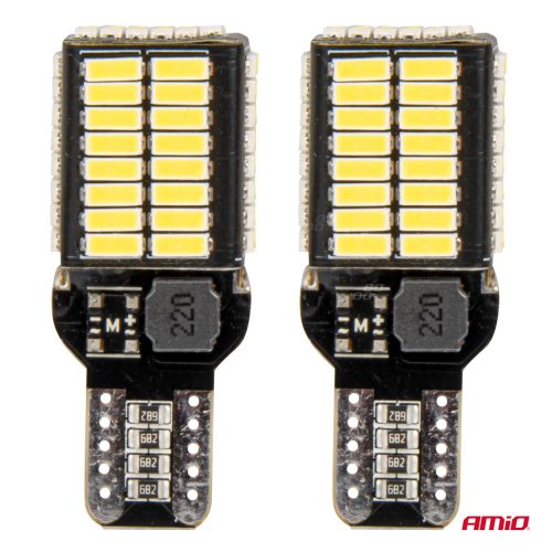 AMIO CANBUS PRO series T15e W16W 54x4014 SMD fehér 12V/24V led izzó