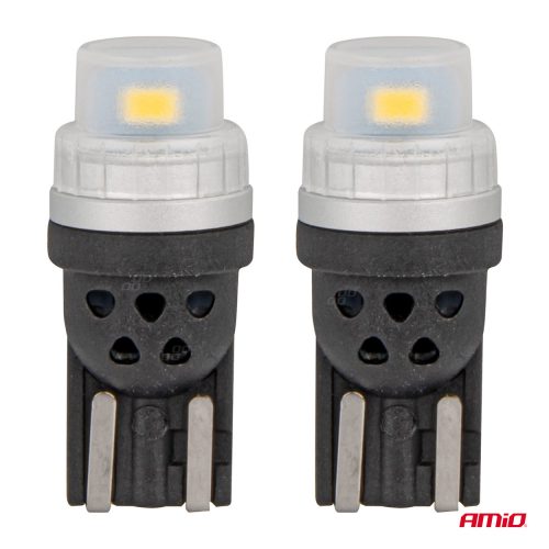 AMIO 360 Pure Light Series STANDARD T10 W5W 2x3020 SMD fehér 12V/24V led izzó