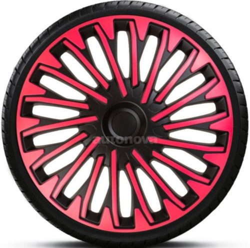 13"-os Soho Pink Black dísztárcsa garnitúra (4darab)