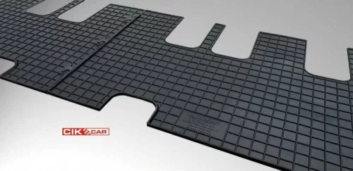 Volkswagen T6 Caravelle (3.sor) ( 2015- ) CikCar Gumiszőnyeg szett (CIKCAR-RMCIKVW000031)