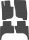 Mitsubishi L200 ( 2016- ) / Fiat Fullback ( 2016- )  Frogum 547679 Gumiszőnyeg szett (FROGUM-54
