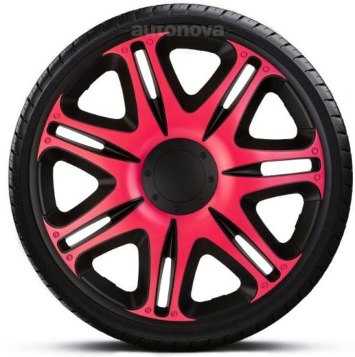 13"-os Nascar Pink Black dísztárcsa garnitúra (4darab)