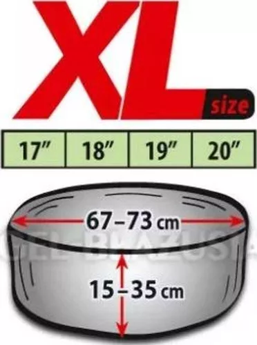 4db autókerék védőponyva - XL méret (17-20 col)