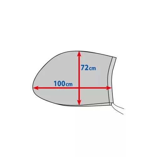 72-100 cm Utánfutó vonórúd ponyva