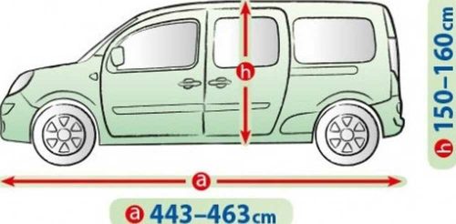 443-463 cm Mobile Garage autótakaró ponyva - XL kisáruszállító