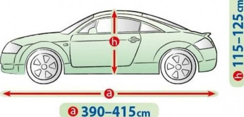 390-415 cm Mobile Garage autótakaró ponyva - M coupe