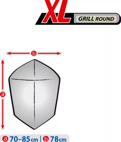 Kerti grill védőponyva (70-85 x 78 cm) gömb XL