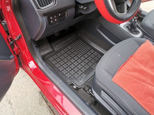 Kia Rio III ( 2011-2017 ) magasperemű Rezaw-Plast Gumiszőnyeg szett (REZAWPLAST-201014)
