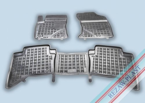 Toyota HI-LUX ( 2016- ) magasperemű Rezaw-Plast Gumiszőnyeg szett (REZAWPLAST-201431)